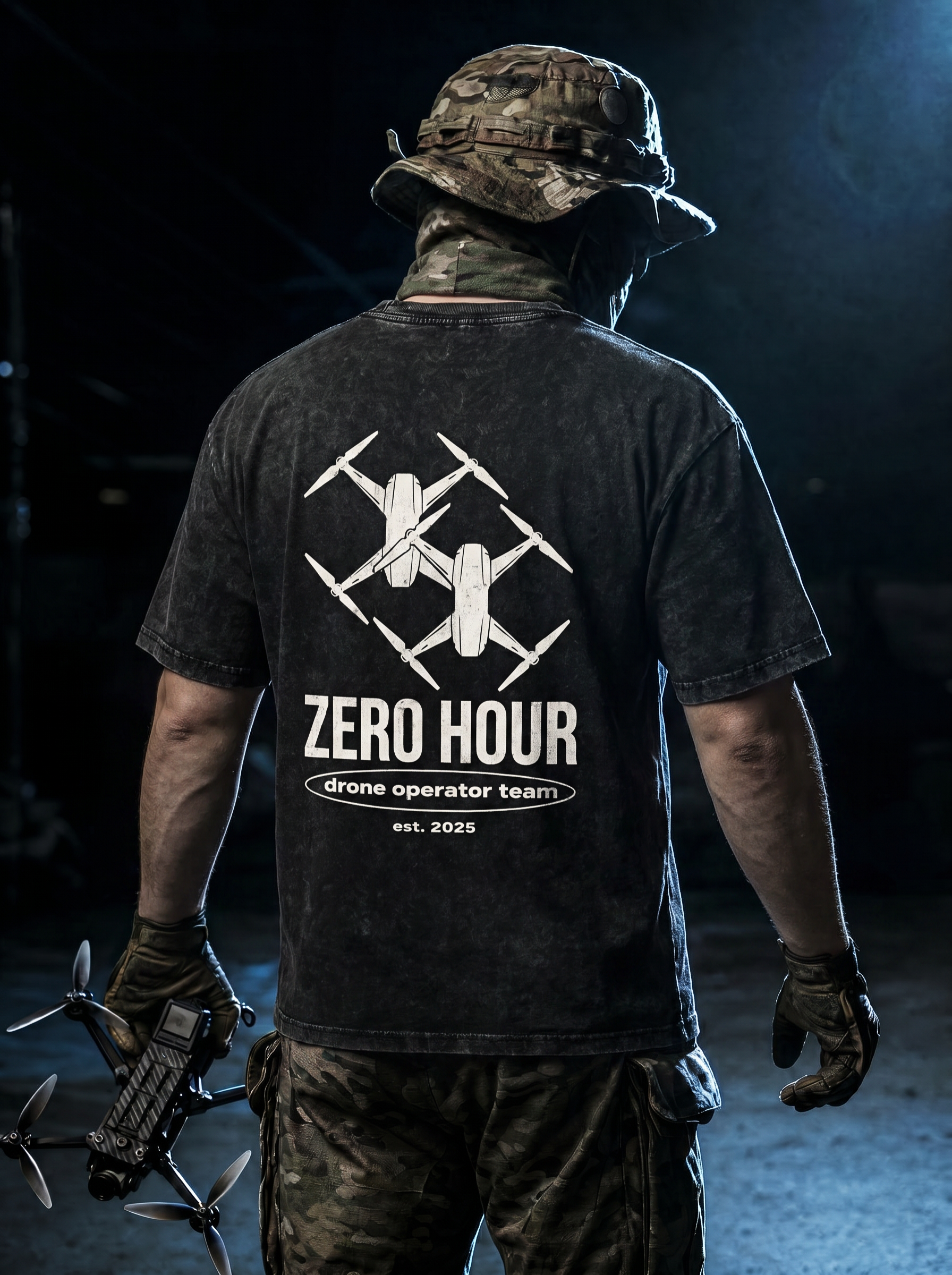 Drone Team Oversized T-Shirt