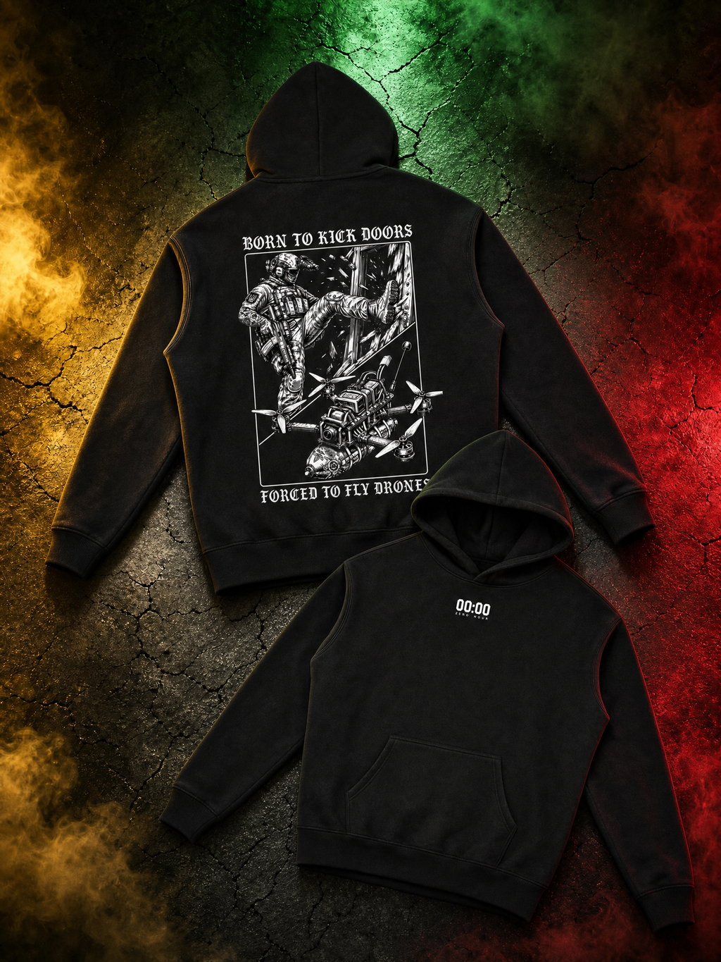 Born To Kick Doors Hoodie